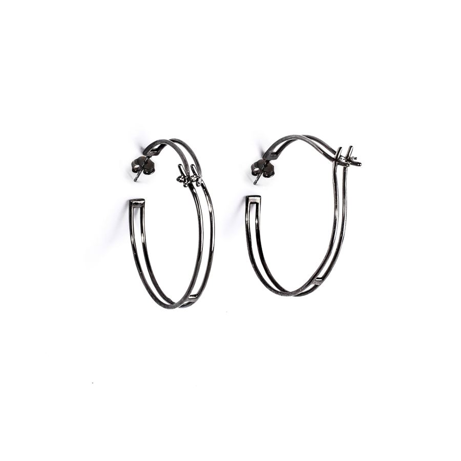 Double circle 'Spinae' earrings SPINAE | OR CER BIG 2FAGN